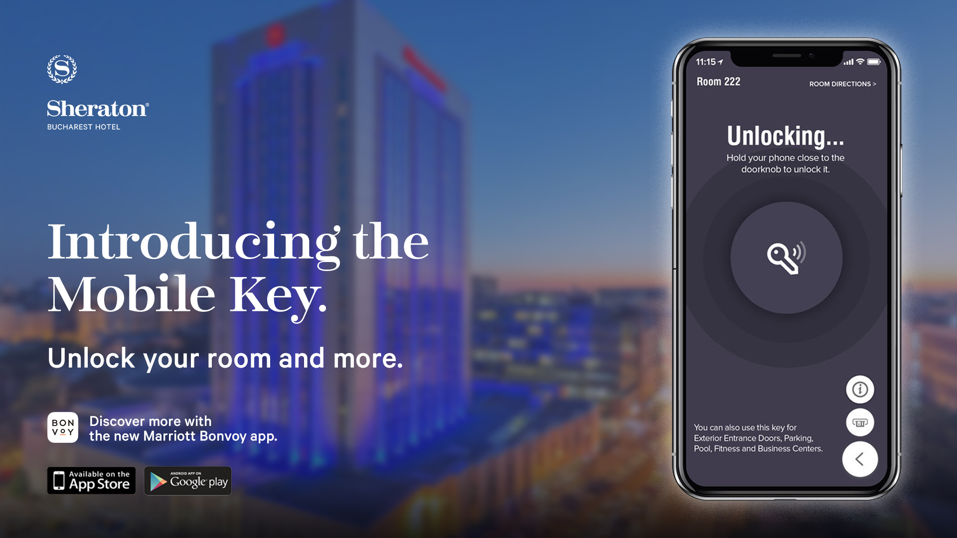 Sheraton Bucharest Hotel Launched Marriott Bonvoy App – AdHugger