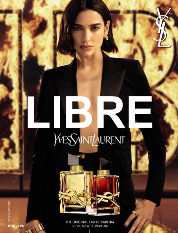 Dua Lipa in new Yves Saint Laurent's Libre advert - Covers George Michael's  “Freedom! '90” 